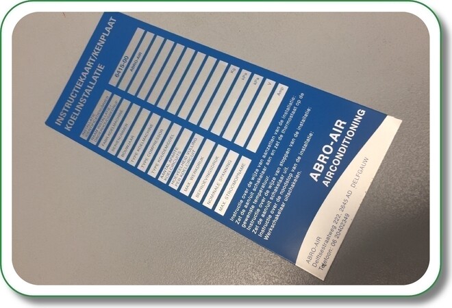 aluminiumsticker airco