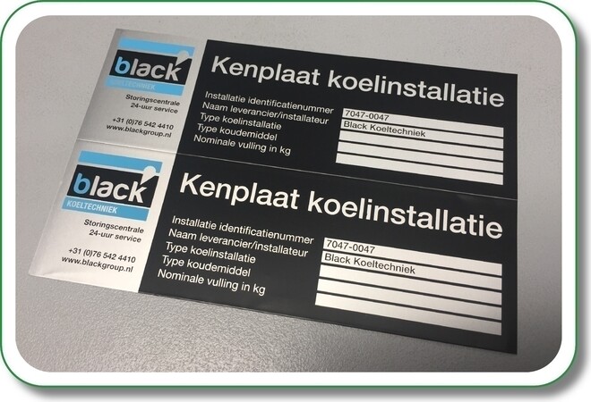 Kenplaat koelinstallatie