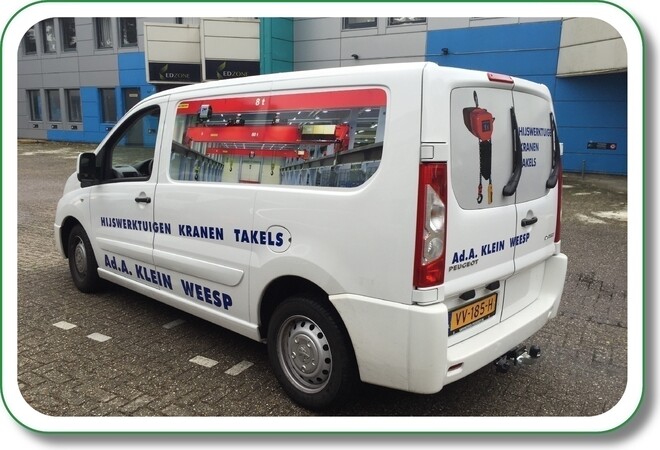 Belettering oneway vision