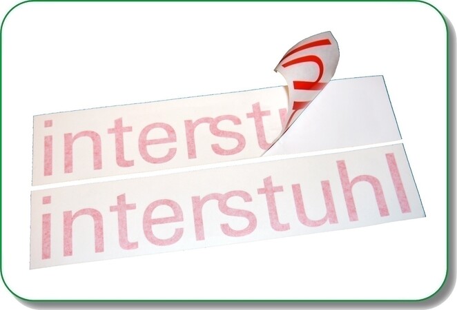 snijsticker letters