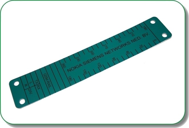 Industiële tag bedrukt