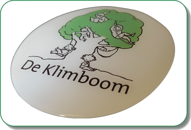 grote domesticker rond