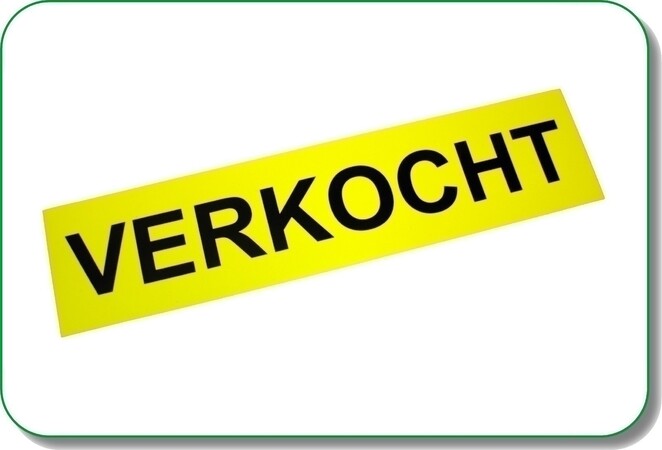 fluoriserende sticker geel