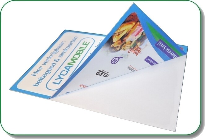 dubbelzijdige raamsticker lyca