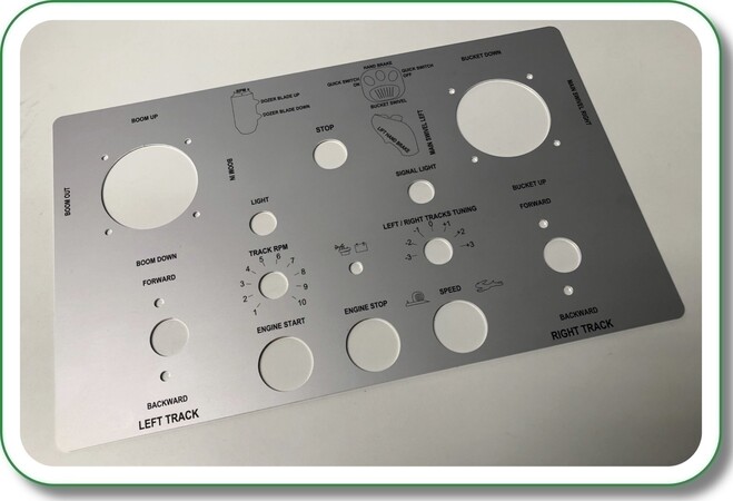 aluminium frontpaneel