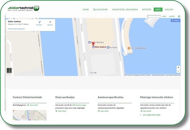 Nieuwe website Stickertechniek.nl