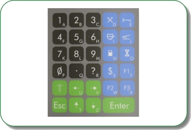 Frontfolie keypad