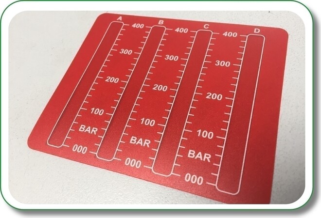 frontfolie rood transparant