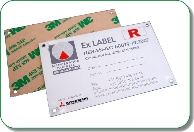 Machineplaat 1,5 mm dikte