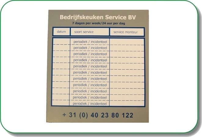 Keuringssticker rechthoek