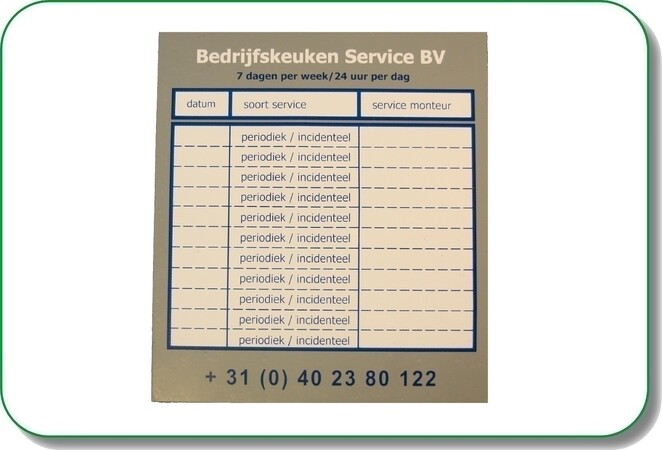 Keuringssticker rechthoek