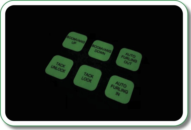 Fotoluminescerende stickers